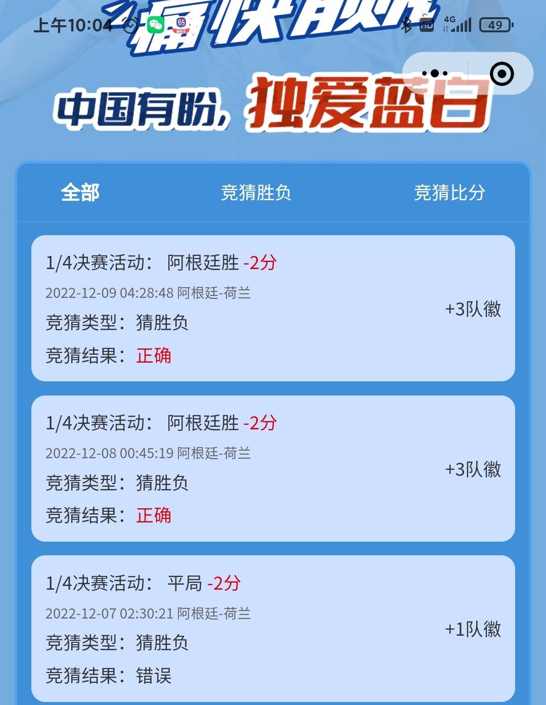 盼盼策划懂不懂球？荷兰-阿根廷，平局错？阿胜对？按理说平局是对的，阿胜负是错的。65 / 作者:月初过年 / 