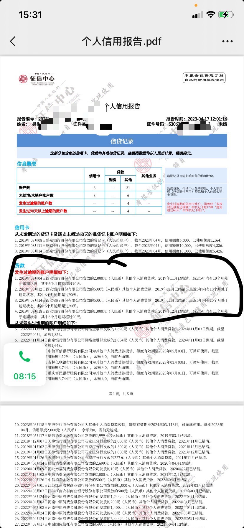 安逸花下款，客户资质信用报告逾期11个月安逸花秒P8000、提...34 / 作者:雨哥来也 / 