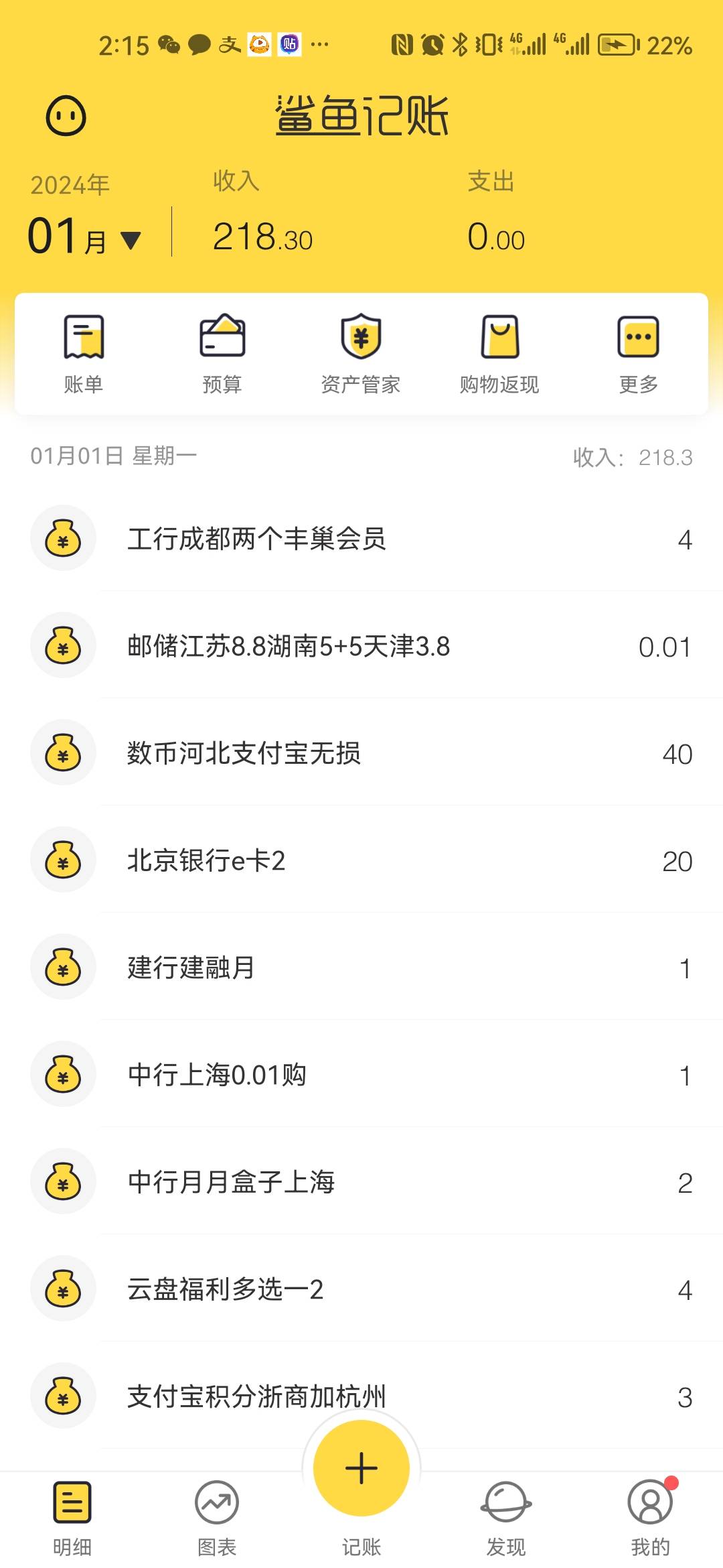 建行中行全低保。工行笑脸娃，邮储全是限卡全靠数币支撑

77 / 作者:hx890715 / 