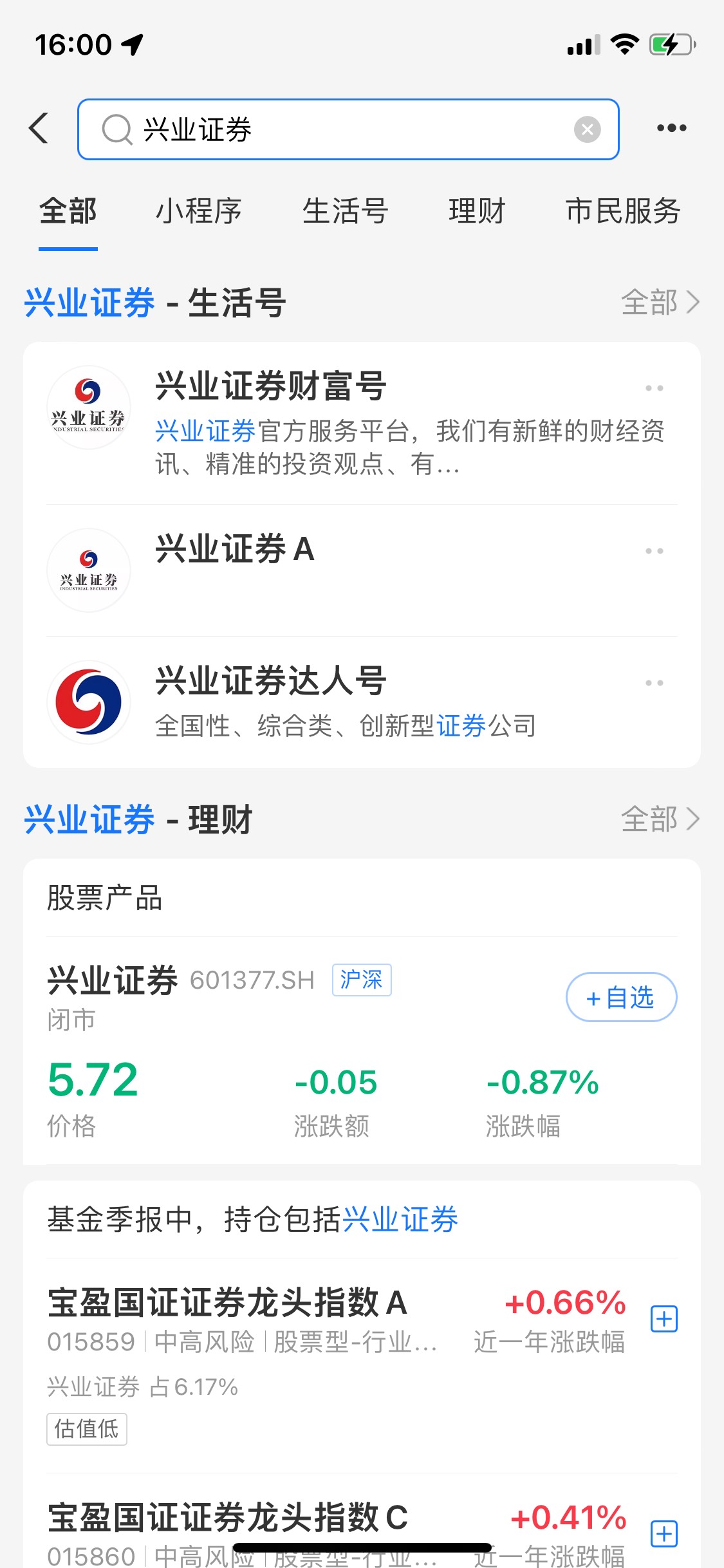 谢谢老哥，支付宝搜兴业证券入金1000领16.8话费红包，秒领

23 / 作者:最爱我做自己 / 