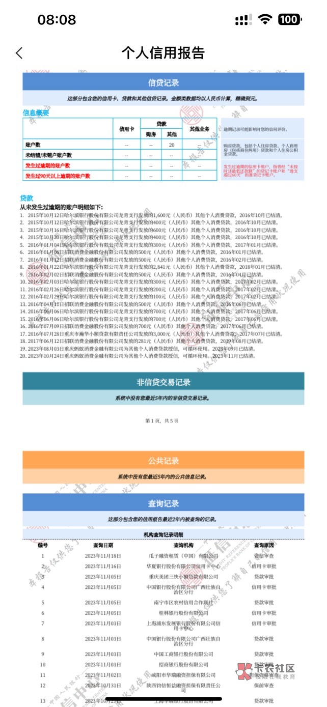 这个信用报告可以去银行贷款吗？逾期记录已经清除了


90 / 作者:吴魔女 / 