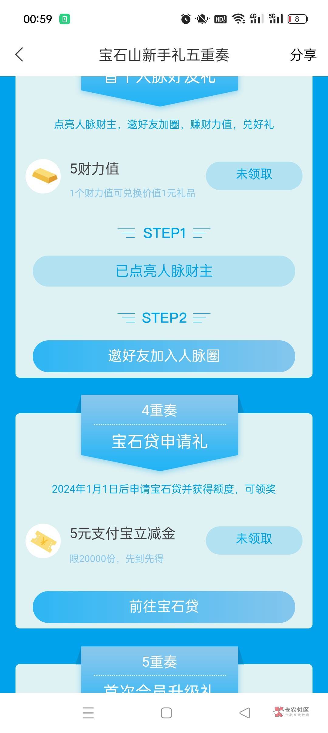 老哥们，宝石山新手五重奏宝石贷30。审核失败的也有。

43 / 作者:老哥热爱生活 / 