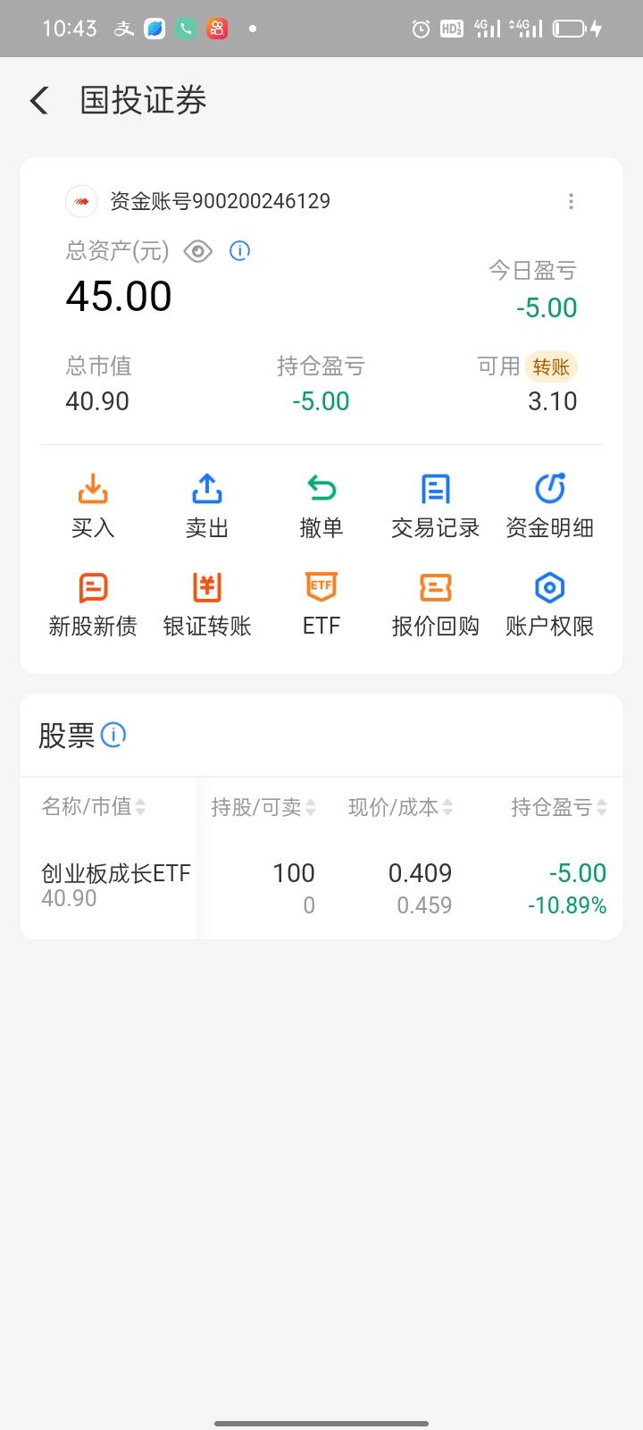 支付宝股票买了怎么晒收益，一买就亏5幸亏必得100


19 / 作者:联通联通 / 