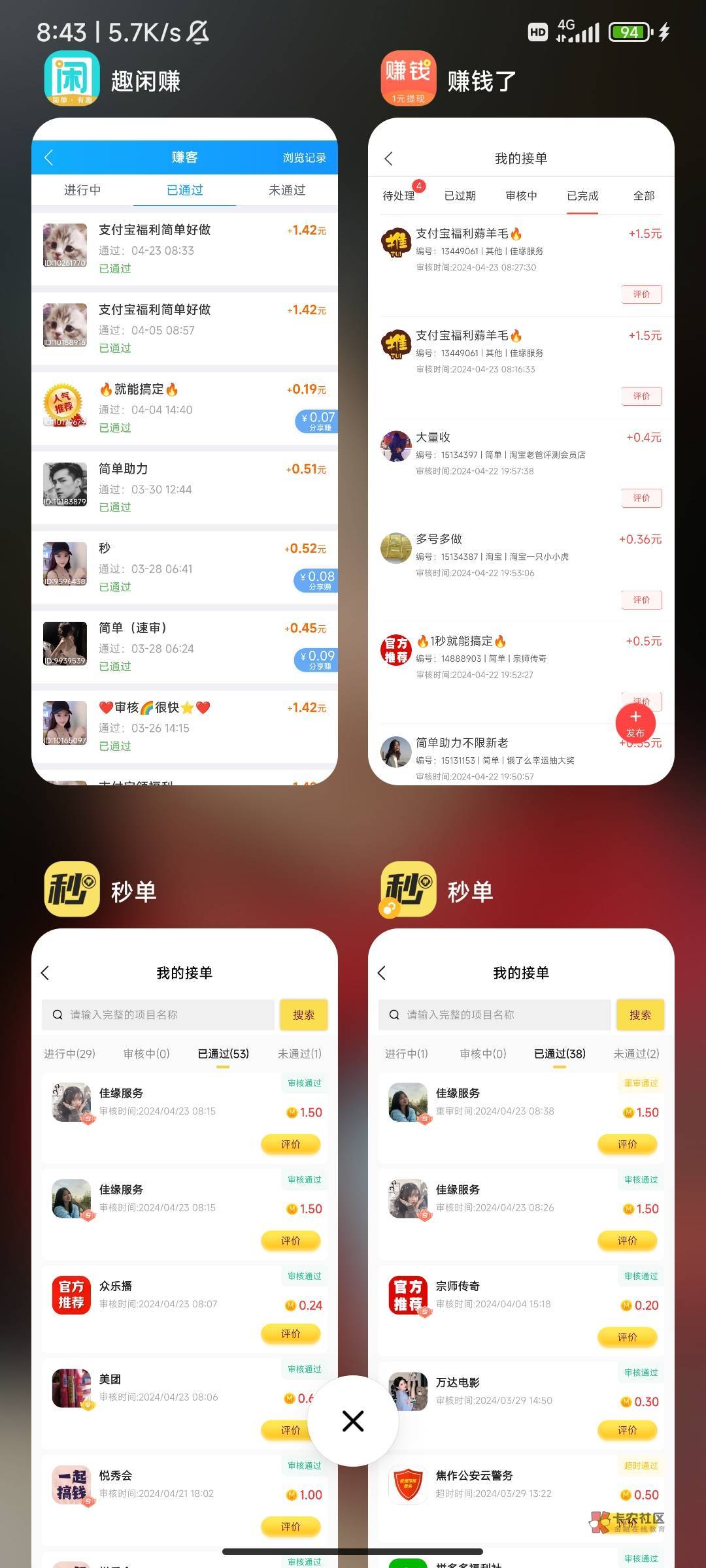 这个任务还挺好的，一张图几个平台一起提交，很大概率不给过，举报骂一顿就给过了。刚95 / 作者:麻将胡了222 / 