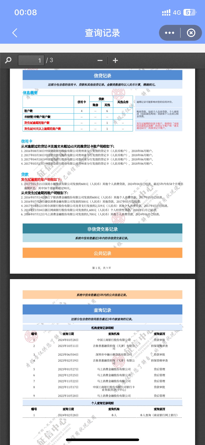 这个征信算黑吗？想去农村信用社贷款，不知道这个信用报告给经理看能不能批

88 / 作者:快乐的薅羊毛 / 