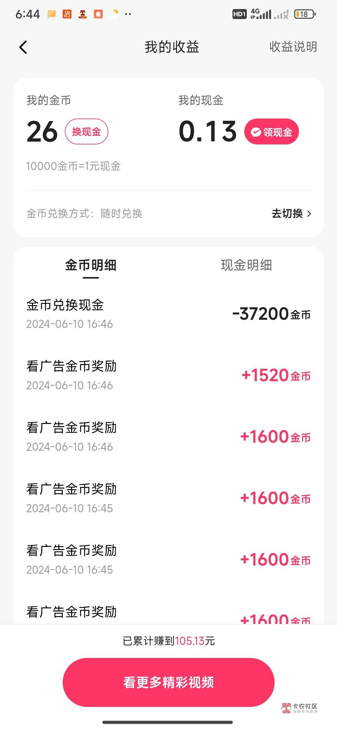 快手和快手极速版上限都是1600嘛单个广告我看他们有2000多的金币是怎么搞得


4 / 作者:A-阿杰17734173 / 