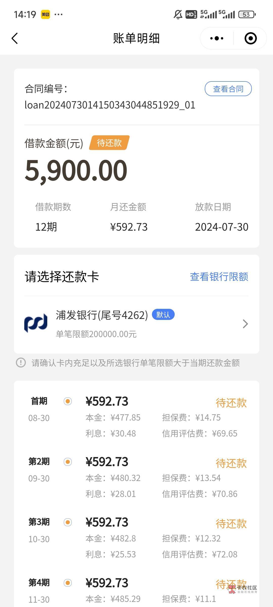 京粒贷下款5900，今年真的好难下款，基本上都T路完了，最近点了很多都不下，今天突然65 / 作者:一切都会好的8888 / 