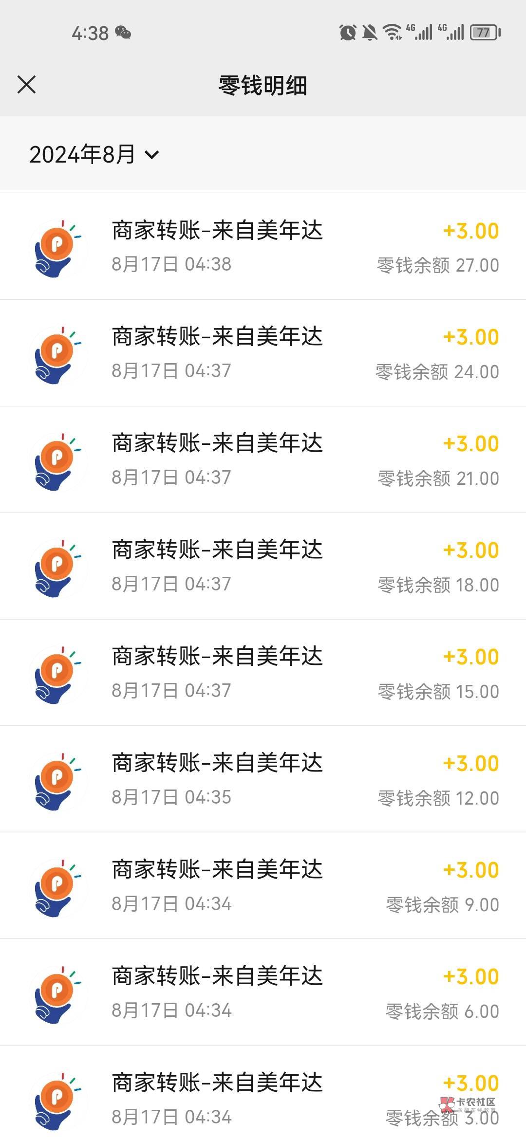 美年达，7个v，每个v每天只能中奖10次，不必中，不过现在好像有点shui
中奖金额：90+875 / 作者:天空之地 / 