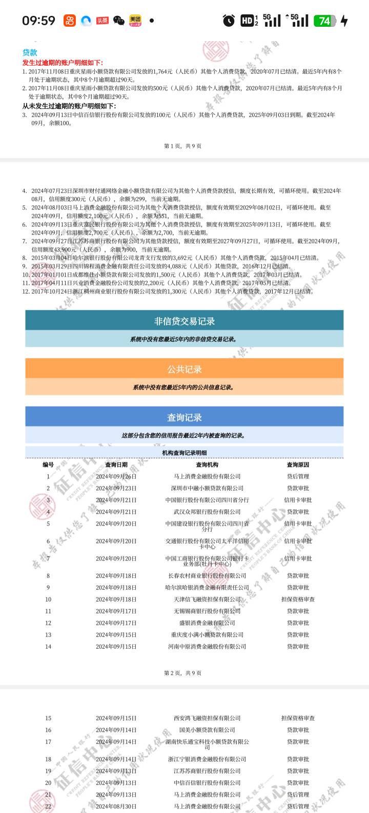 你们都说信用飞不上征信，第7条苏商银行信用额度43900元，可用额度900，这就是信用飞85 / 作者:不服就干生死看淡 / 