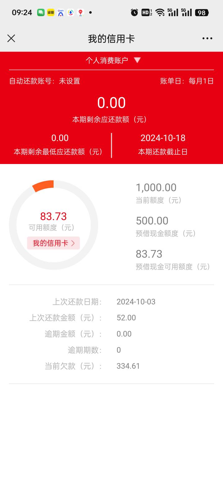 浙商银行1000额度信用卡8年了一毛不提，临时额度都从来没给个，都是真实消费，还有必61 / 作者:卡农官方董事长 / 