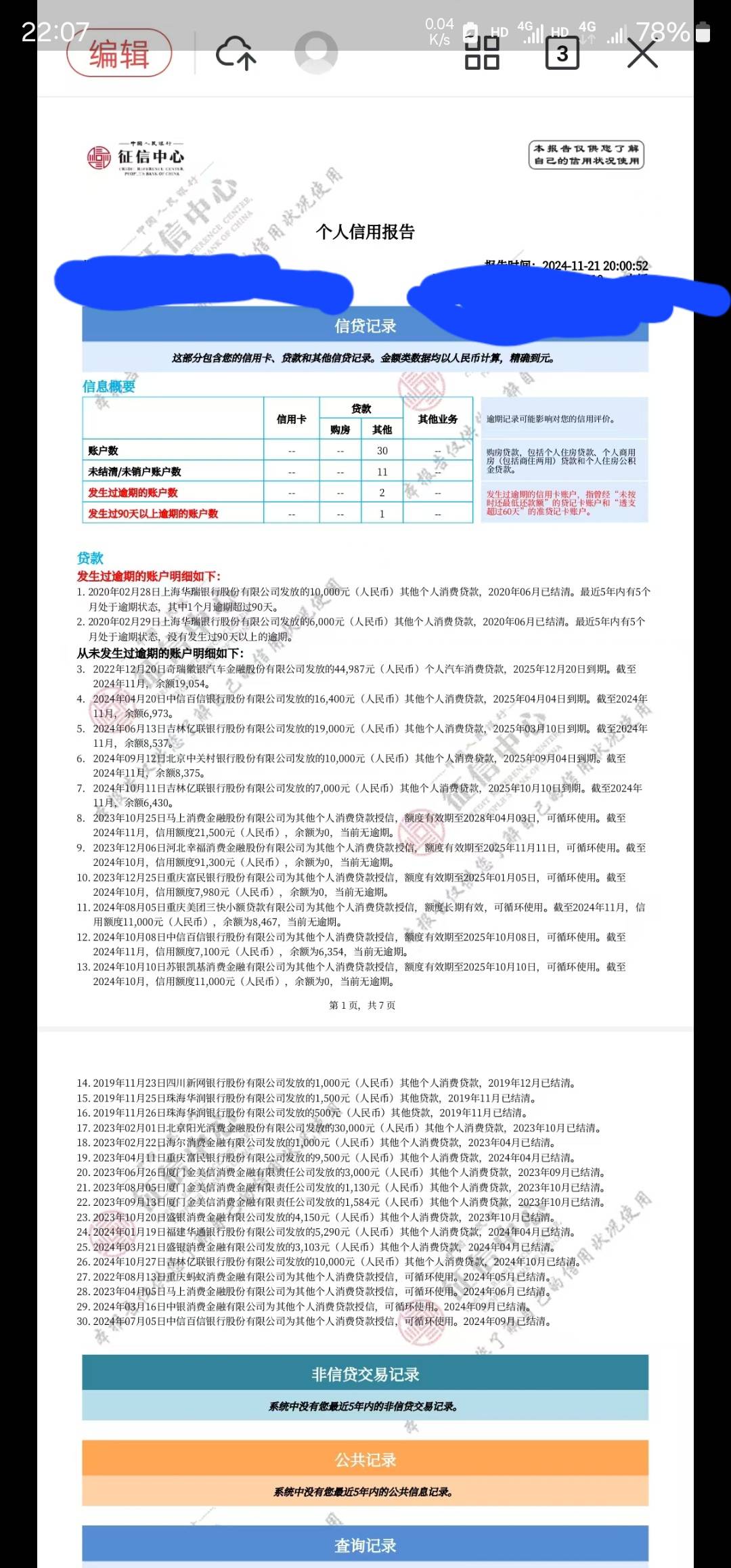 老哥们，网贷以贷养贷实在养不动了，求问我这征信能碰瓷信用卡吗。
基层公务员，工作61 / 作者:梦想八位数 / 