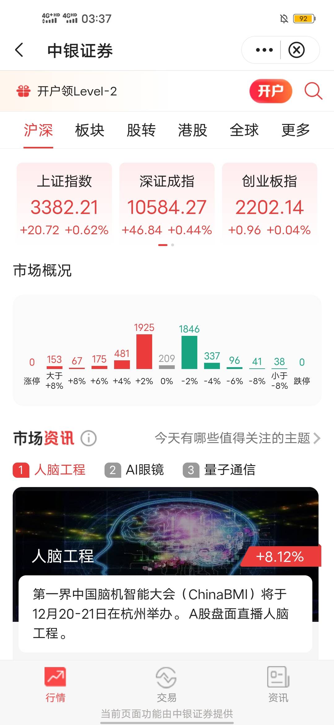 中银证券开户有礼
等了十天终于到了，电子账户开户的也给了
入口:中行APP-财富-证券交68 / 作者:羊毛怪01 / 