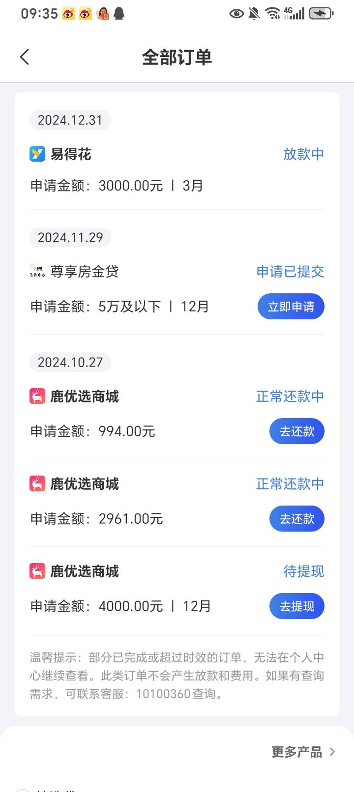 接上铁，管理加精，易得花到账了，资方新网银行，带上征信报告，易得花每个月申请，第76 / 作者:周家三少， / 