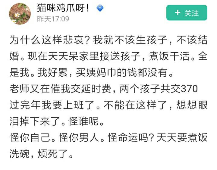 谁能拯救猫咪鸡爪她过的太难了，年后可能离老哥们而去...80 / 作者:青草地 / 