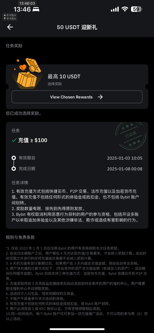 bybit前面自己刷交易弄空投冲过100u的可以领0.001btc大概价值9.3u

23 / 作者:难捱徐 / 