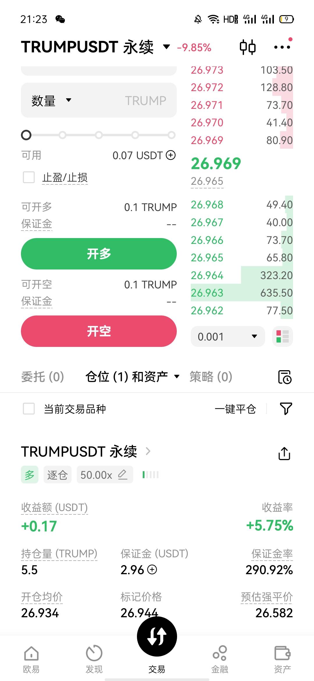 欧易领了3u，直接老特拉满，10u就跑，相信我

6 / 作者:卡农第一深情。 / 