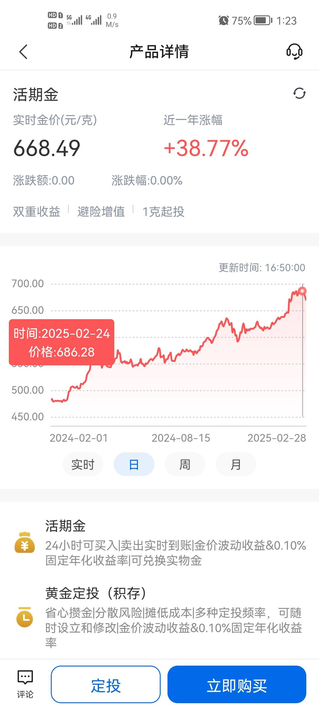 老哥们，你们说黄金还会再涨吗？这看的有点吓人啊，想买点

5 / 作者:二次元黄大仙 / 