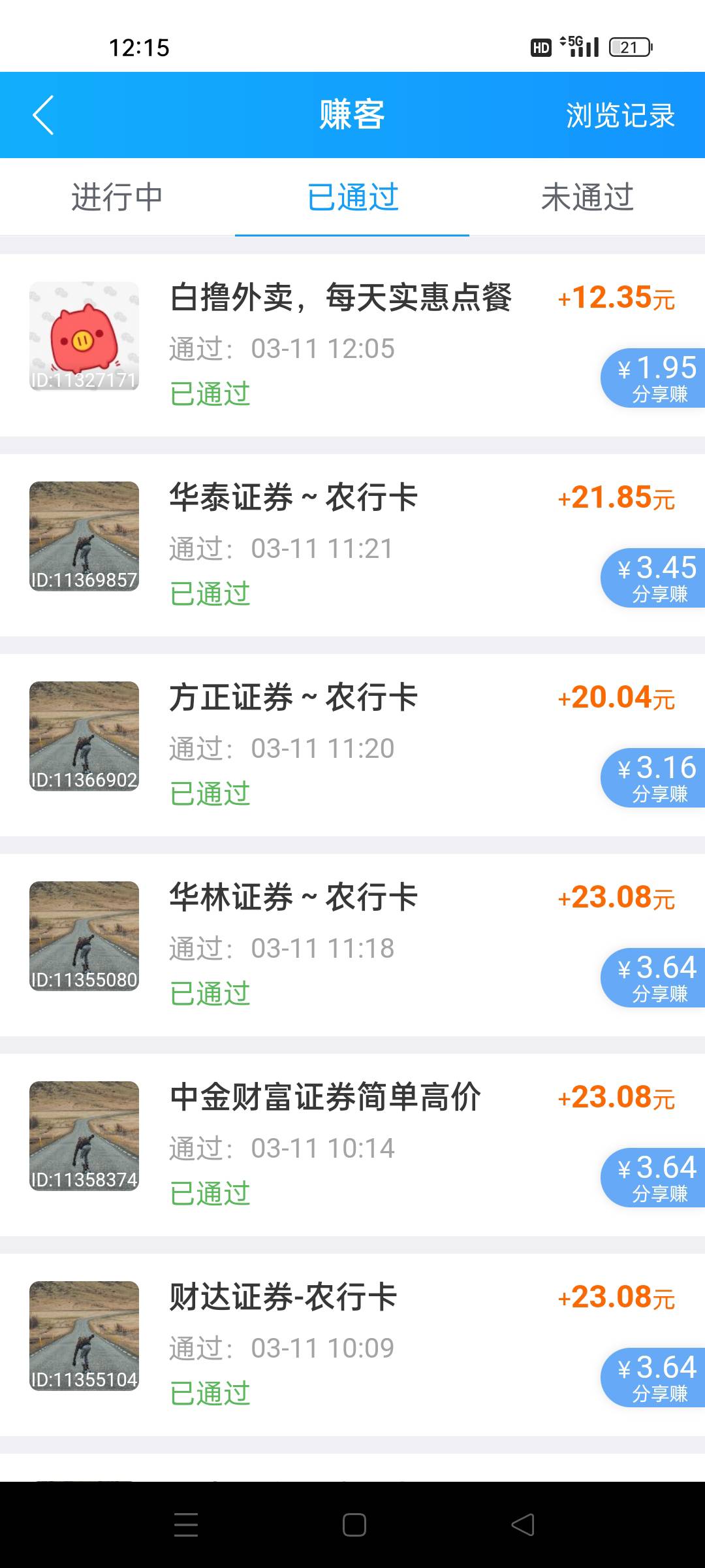 一上午做了8个农业的证券，5个已经通过了，今天把10个都坐满了
第一次申请证券毛，真80 / 作者:苏城灬倾心 / 