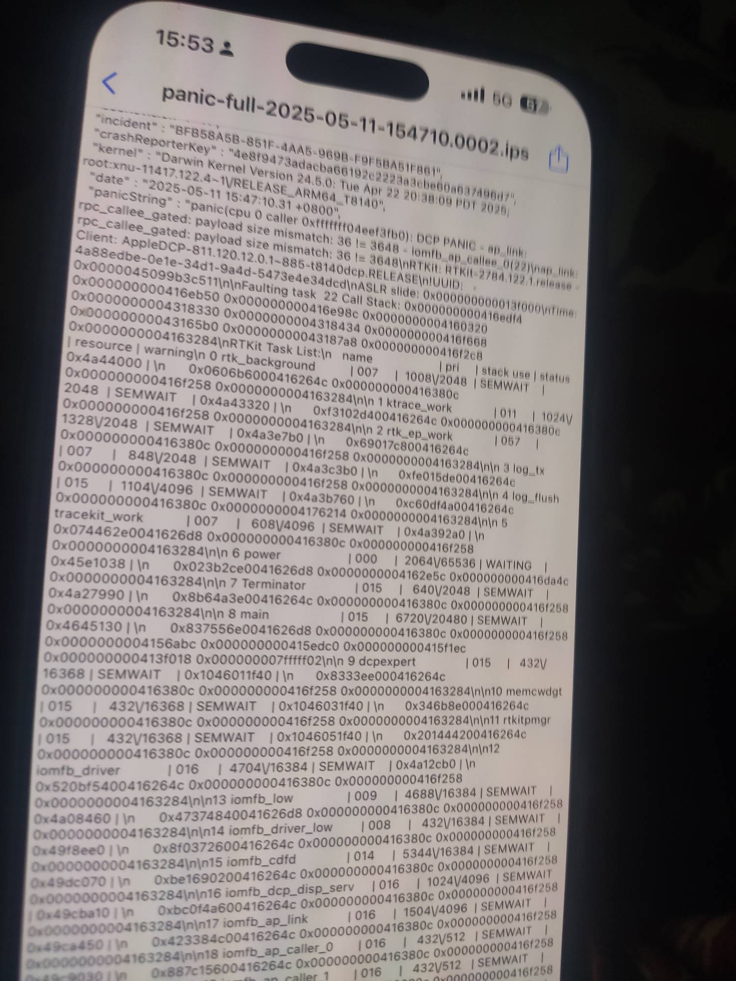 16promax一个月自动关机2次了，这次打王者突然关机了

71 / 作者:公民明年就2 / 