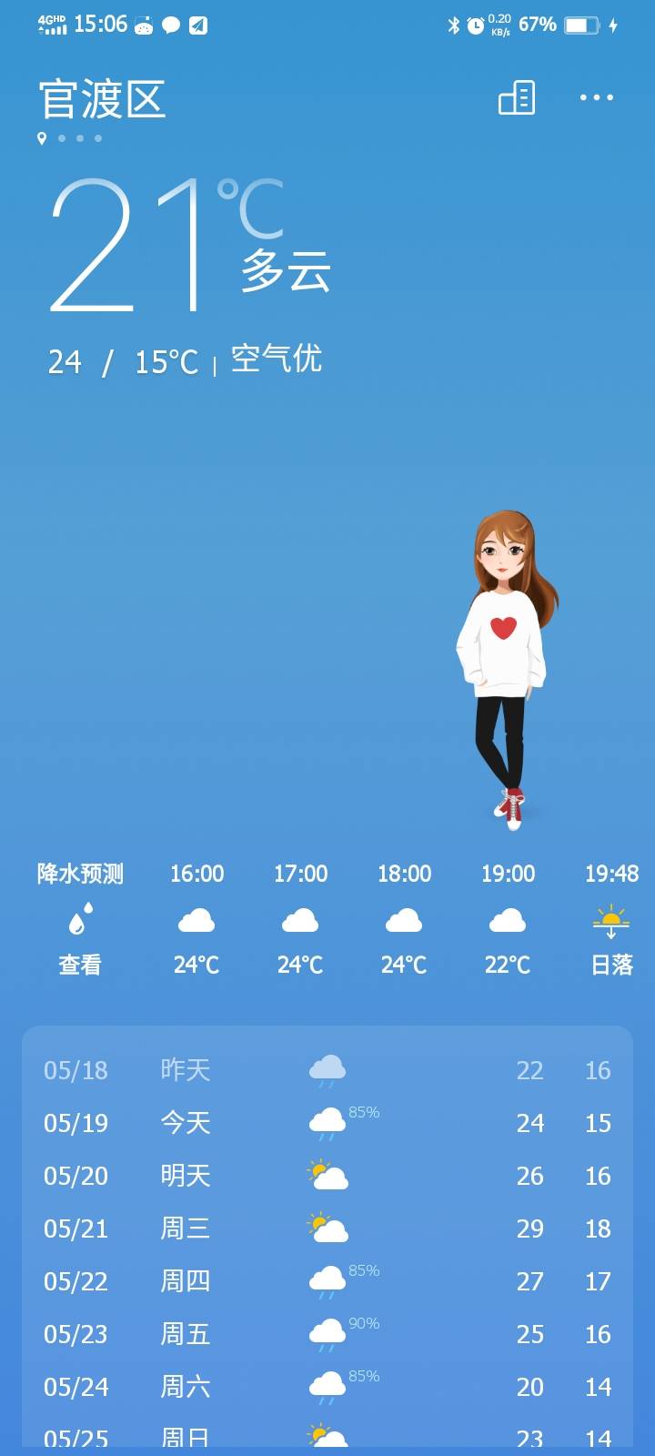 今年夏天不好过了，才5月份就40+℃了

54 / 作者:害嗨嗨 / 