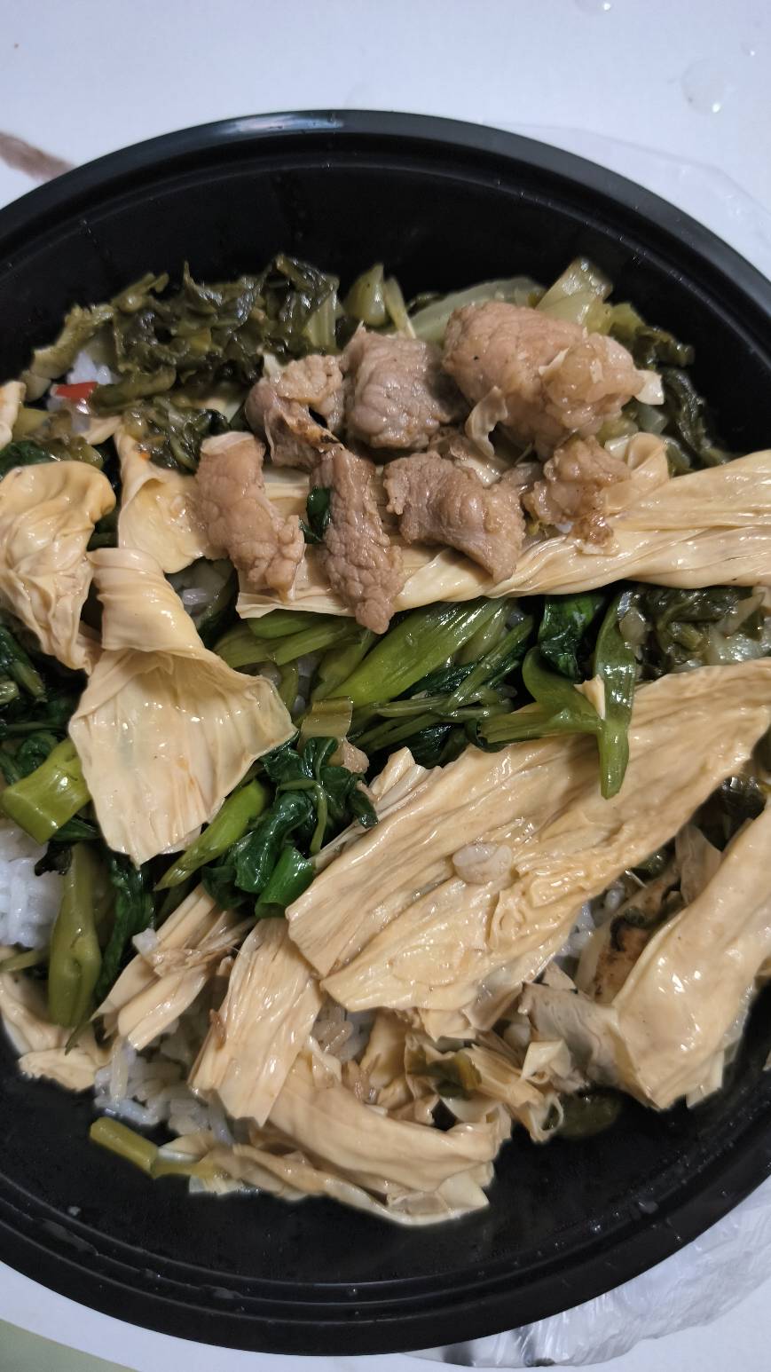 今天想开荤点了个腐竹炒肉，结果

11 / 作者:xxxgl / 