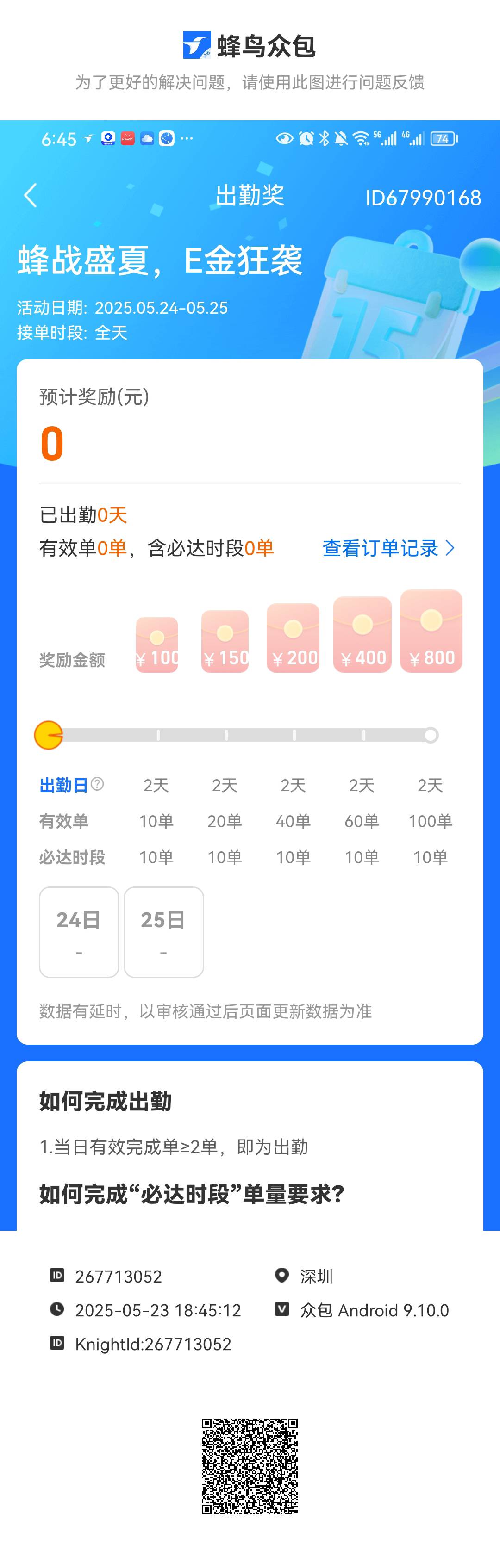 小鸟众包送钱啊，轻松拿捏，管你派多少楼，8楼我都干

90 / 作者:水下狗一个 / 