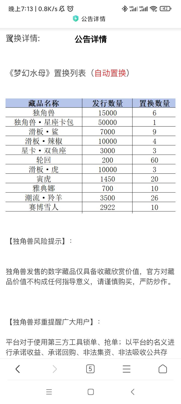 算术不好，独角兽这是置换出来了多少w份水母

79 / 作者:无道666 / 