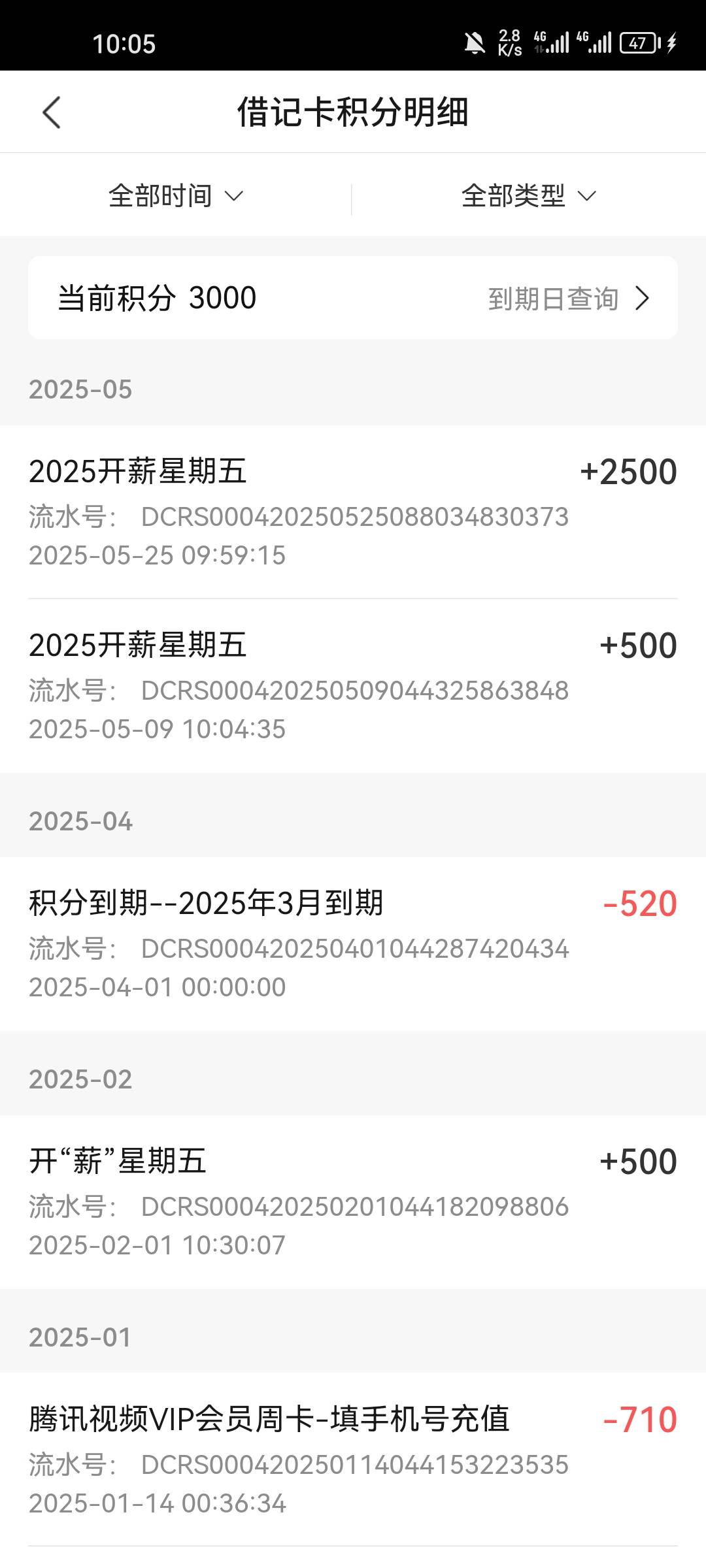 交行开薪周五，领取次数补了这月没领的，瞧瞧

32 / 作者:嘈比比 / 