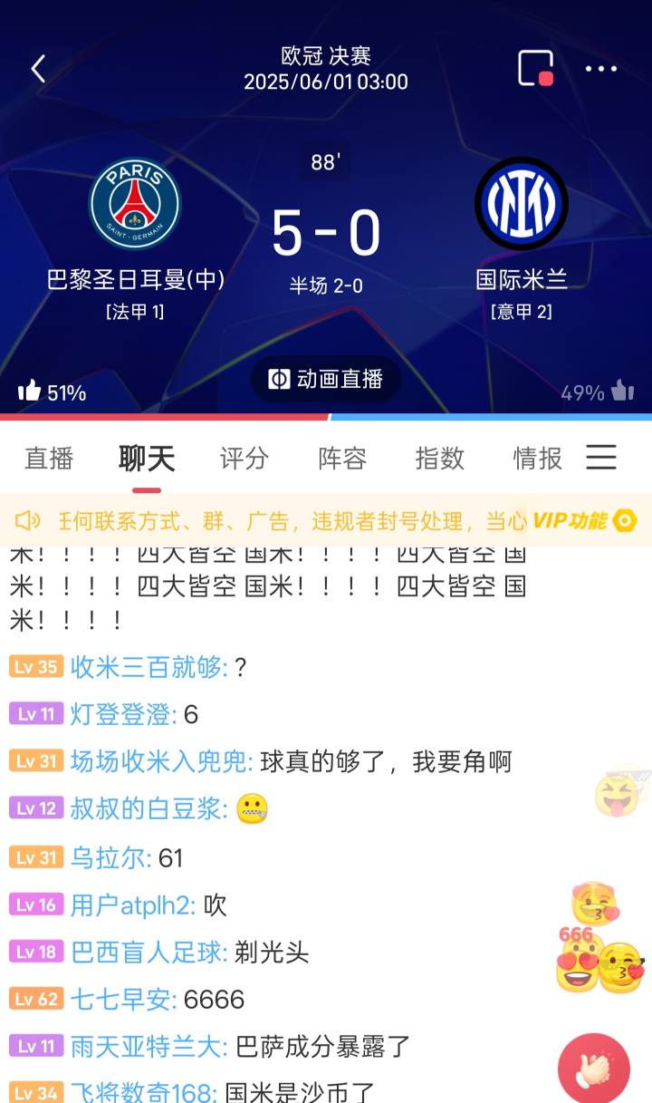 其实从国米提前换人，换完人还受伤可以基本看出国米无了，国米本身就被压着打没机会，46 / 作者:智者见智 / 