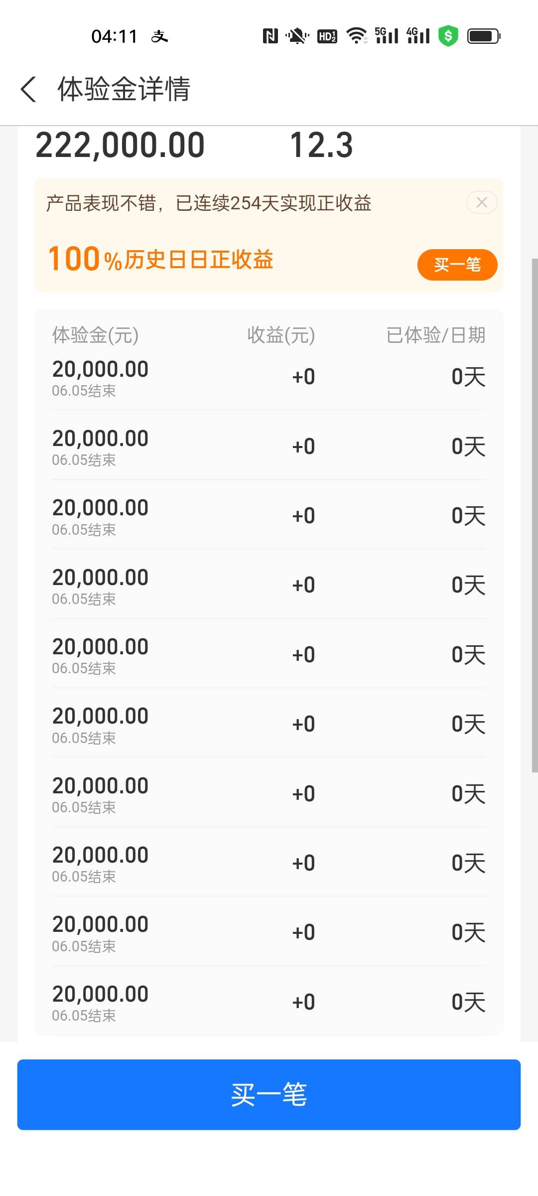 体验三天能有多少收益啊？

49 / 作者:小小卡妖呃 / 