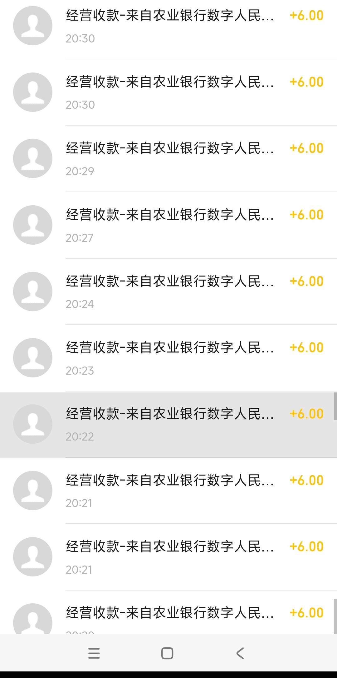 感谢老哥发的农行数币红包，下班回来申请了108，抽了十几个号全是6元低保，以前好歹也72 / 作者:曾经遗忘的角落 / 