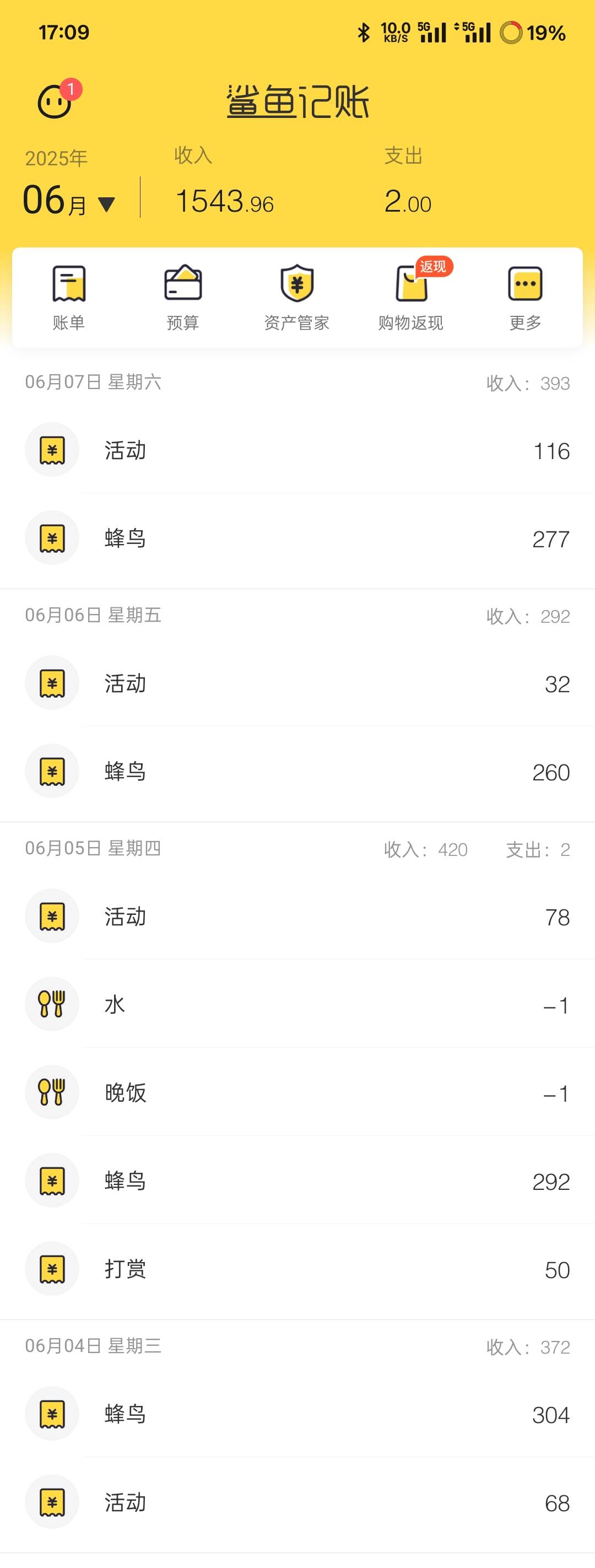 收工了收工了四天跑了1400




87 / 作者:时间就是就睡觉 / 