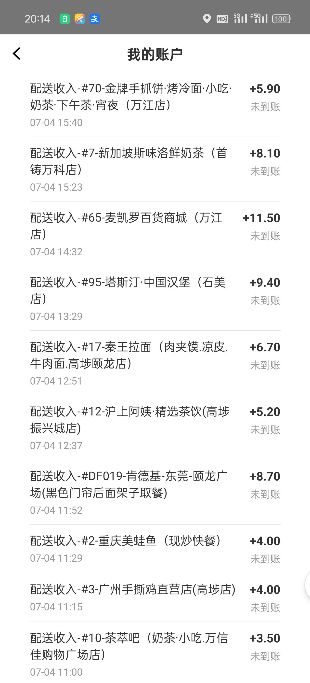 新手在东莞石碣高埗这块跑众包，一天破百都难，还在马路上冒着风吹日晒，高风险。系统52 / 作者:《弥弥》 / 