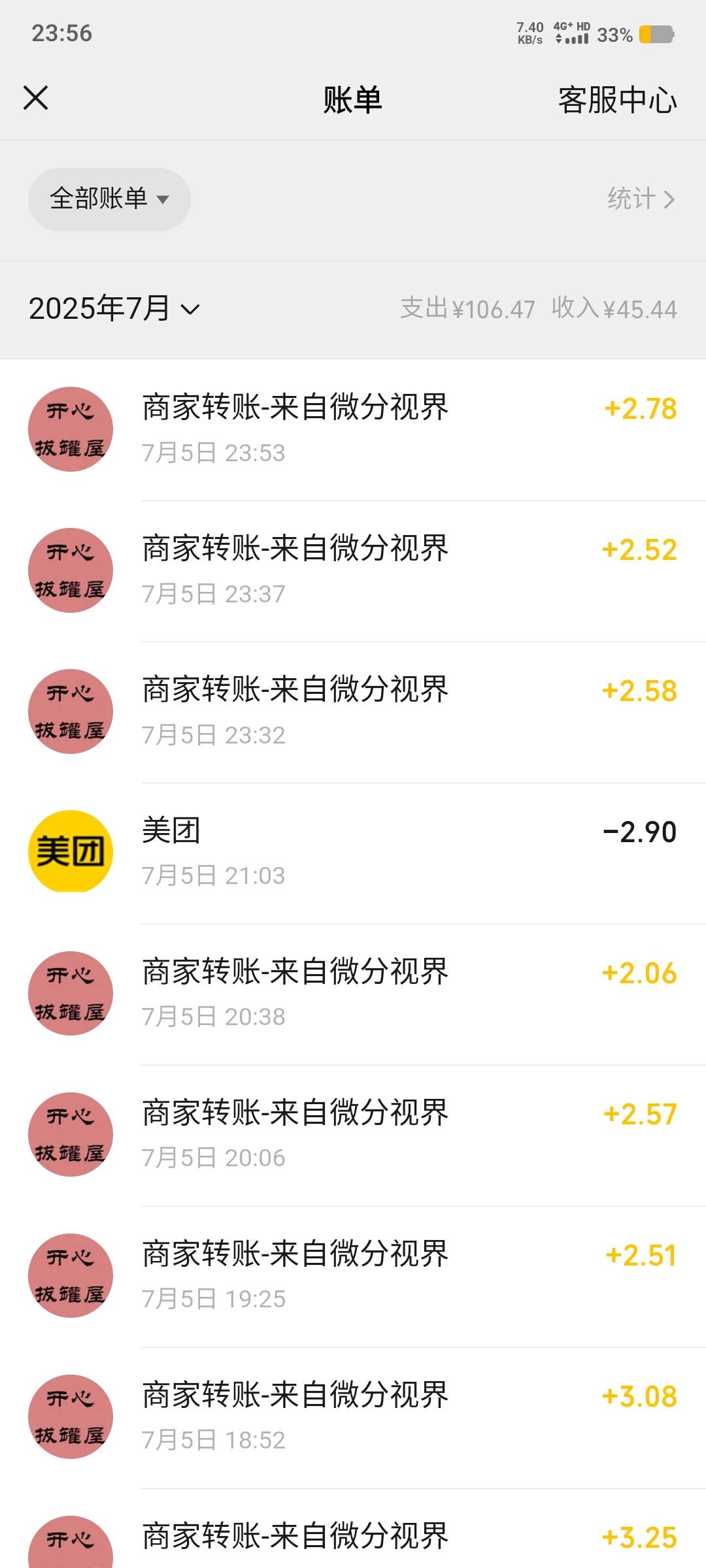 今天一个广子游戏也刷了三十多毛了！刷刷停停！相信舒服！争取这个广子破百！求别拉黑7 / 作者:陌之杨 / 