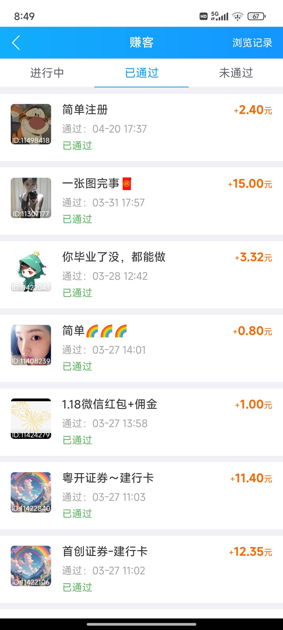 基本都通过了，继续冲老哥们。另外有.这个任务主真特么恶心啊，贼喊捉贼，好在我问京23 / 作者:八十万禁片教头 / 