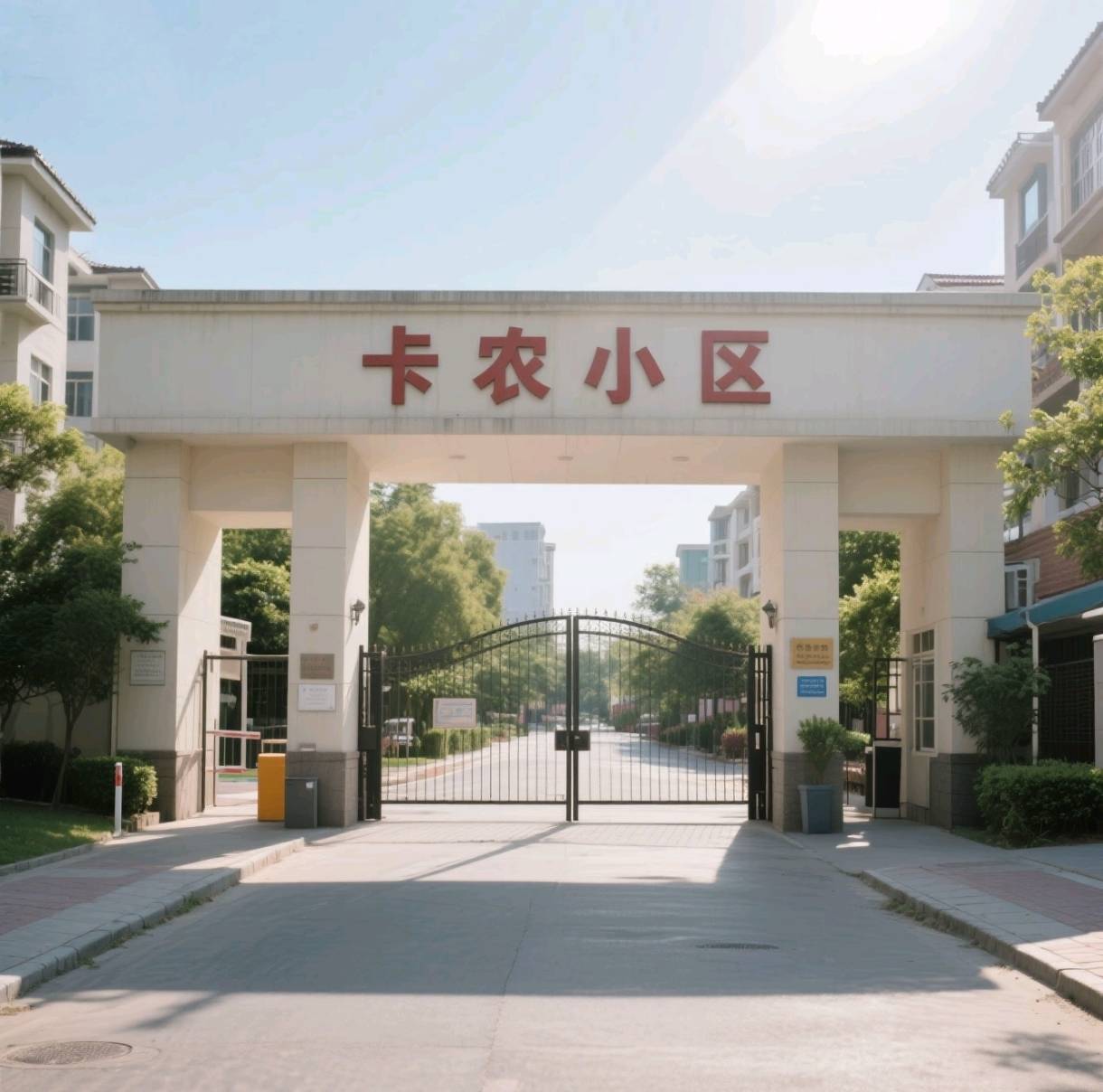 卡农小区是一个非常宜居的地方，绿油油的小区设施齐全，有绿油油的游泳池和绿油油的篮27 / 作者:赵云龙8 / 