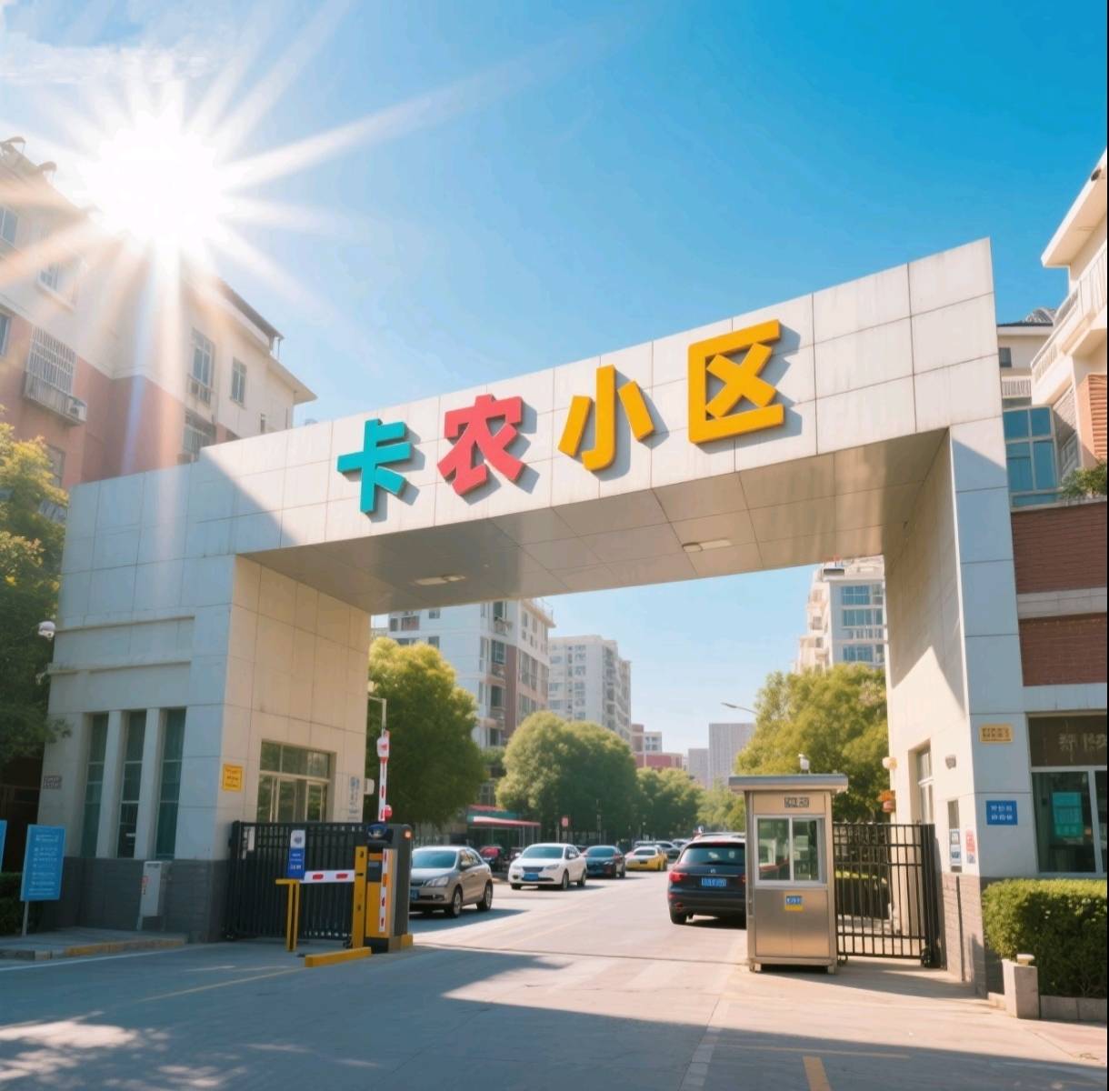 卡农小区是一个非常宜居的地方，绿油油的小区设施齐全，有绿油油的游泳池和绿油油的篮17 / 作者:赵云龙8 / 