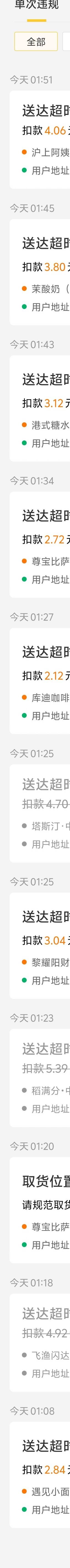 超时扣光了基本 骑单车走路还是太慢了 

90 / 作者:赫赫赫连 / 