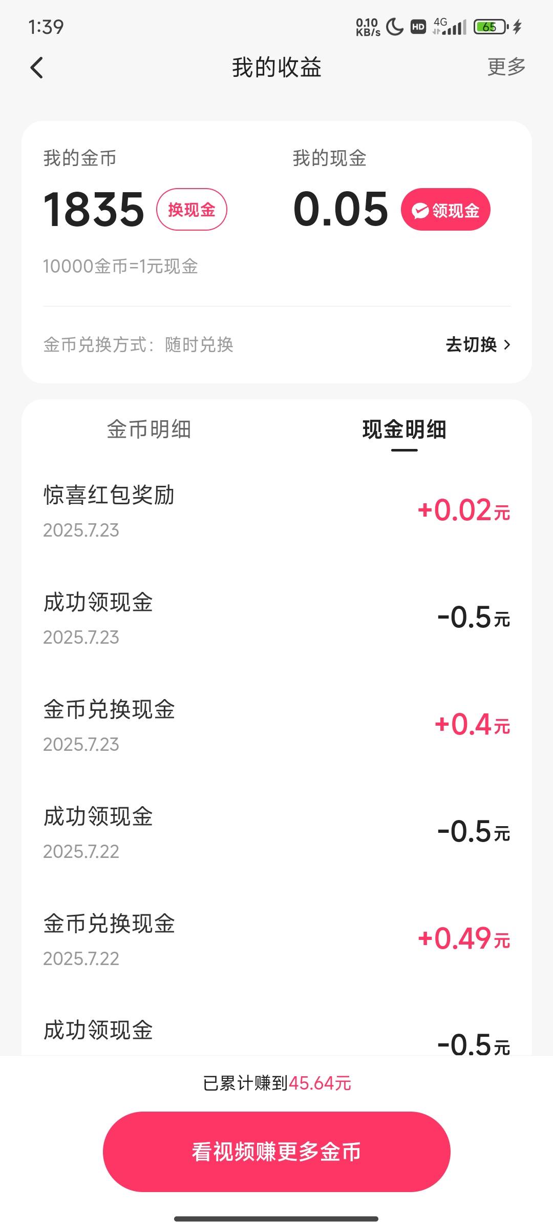 老哥们，你们体会过绝望吗！现在每天就靠快手极速版破零！一天一块就吃一个馒头，太绝61 / 作者:一条颓废咸鱼 / 