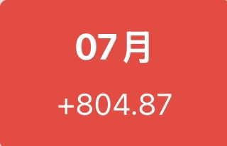 7月预收入
纯羊毛：17220.28
股票收益：6503.72
养老基金（纳指）：804.87



52 / 作者:没时间申请 / 