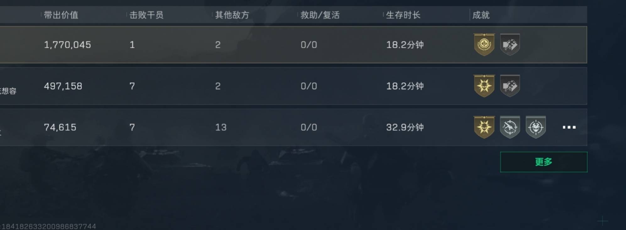三角洲1000万老哥们大概几个小时跑完，爆率不高也不低的，正常情况下，跑普还是机
71 / 作者:多次婉拒王心凌 / 