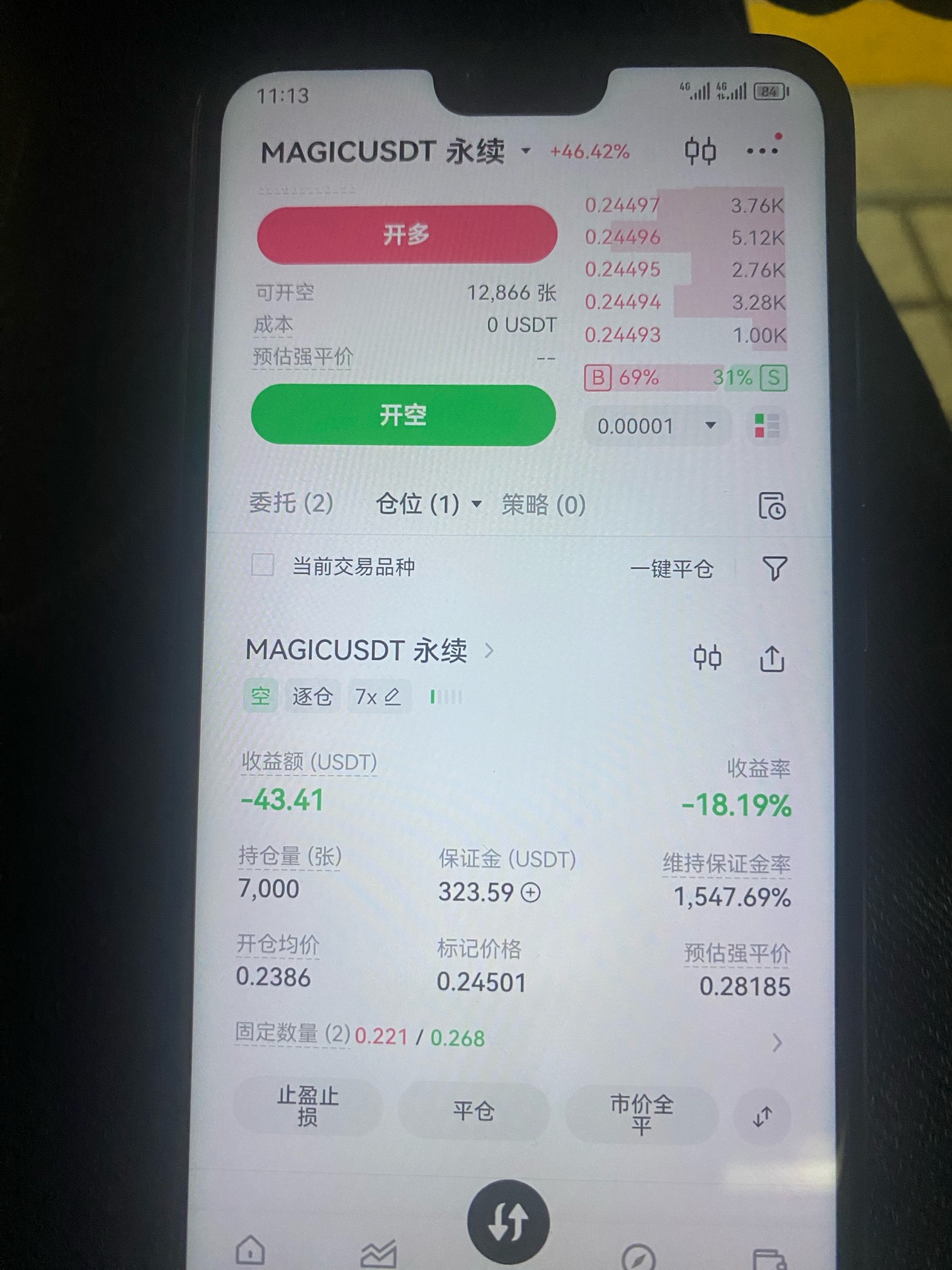 空不s你，越空越涨

72 / 作者:哈哈大爷 / 
