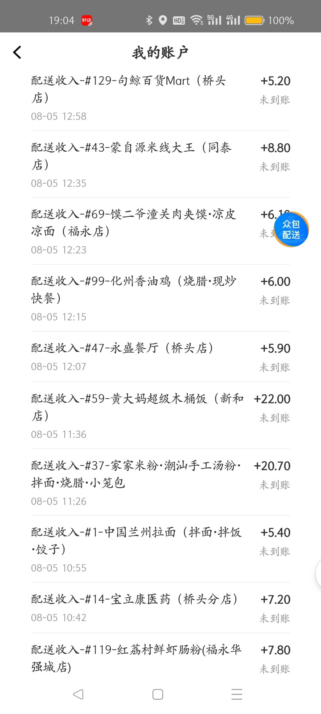 上午挨着午高峰的时候大暴雨是真的爽都是十几块钱一单，可惜我菜鸡把握不住

22 / 作者:叶天辰 / 
