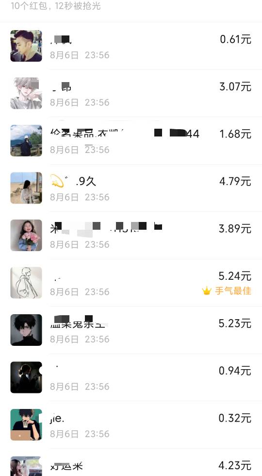 老哥们，多加点游戏群，交友群，各种群，开个自动抢红包，一天都能抢不少了，我就这一55 / 作者:卡农派大星 / 