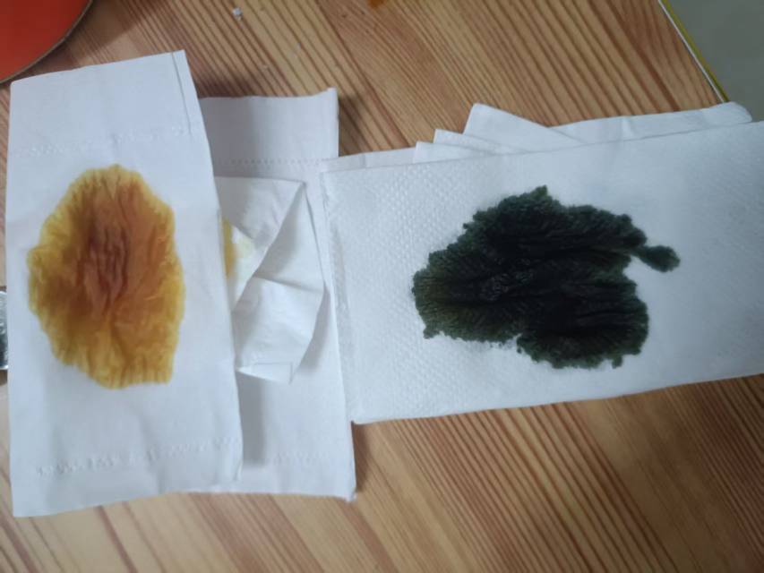 有没有懂这玩意的老哥，都是在邮生活拿下的挂比纸巾，用碘伏滴了一下，有两个滴着看颜61 / 作者:佛山靓仔六 / 