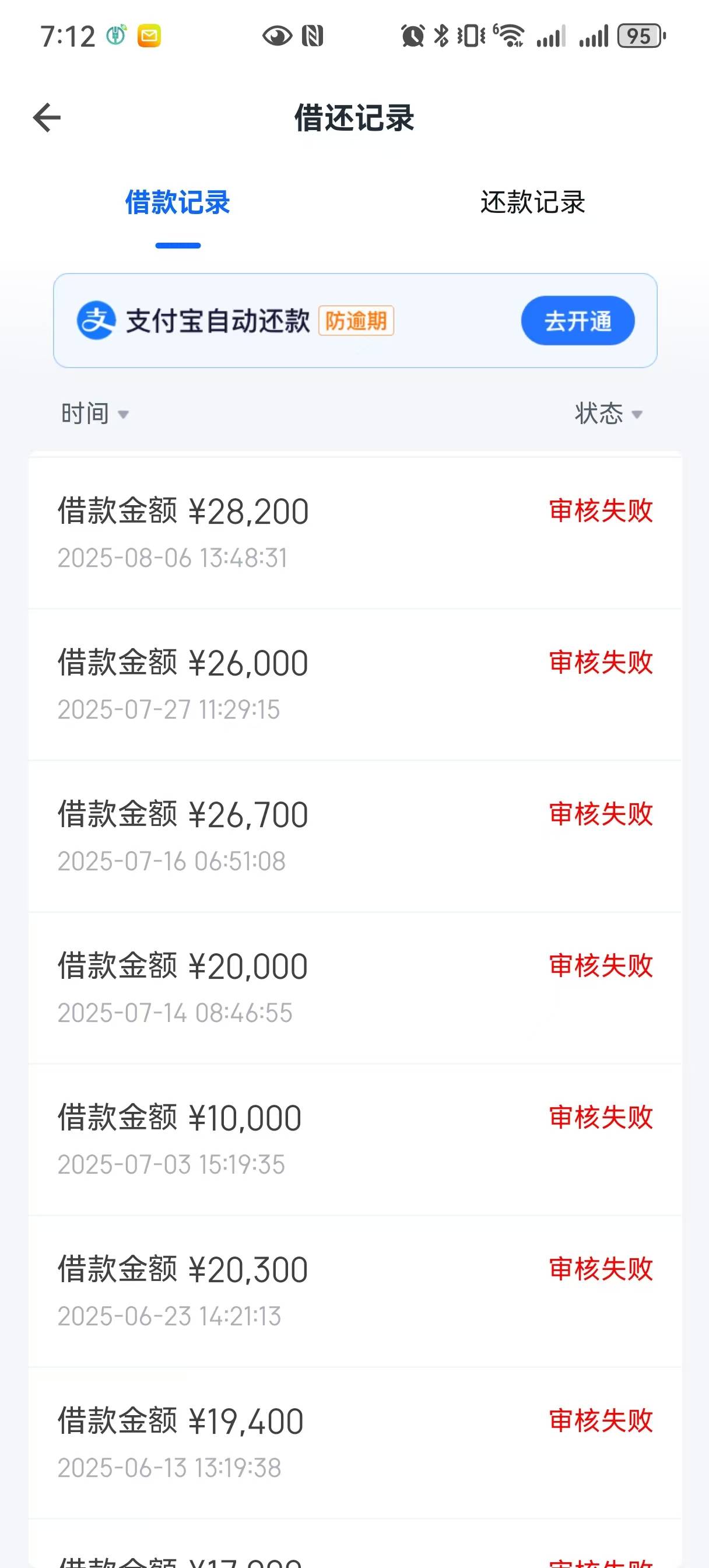 信用飞下款30800，信用飞本来有额度，一直T路了三个月，每10天可以点一次，6号出了提54 / 作者:cc839931007 / 