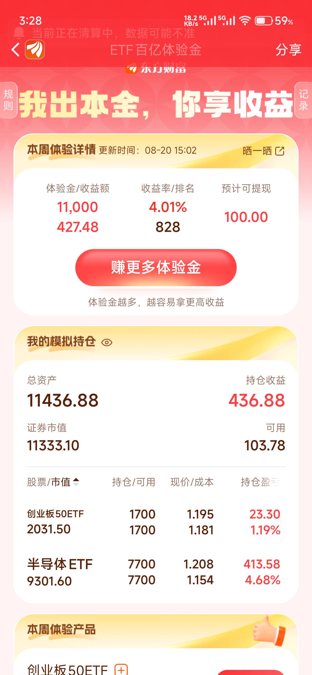 我这个半导体是最早的时候买的，就星期一凌晨，是不是因为有这个创业板，我才没到达4.60 / 作者:仲阳未眠 / 