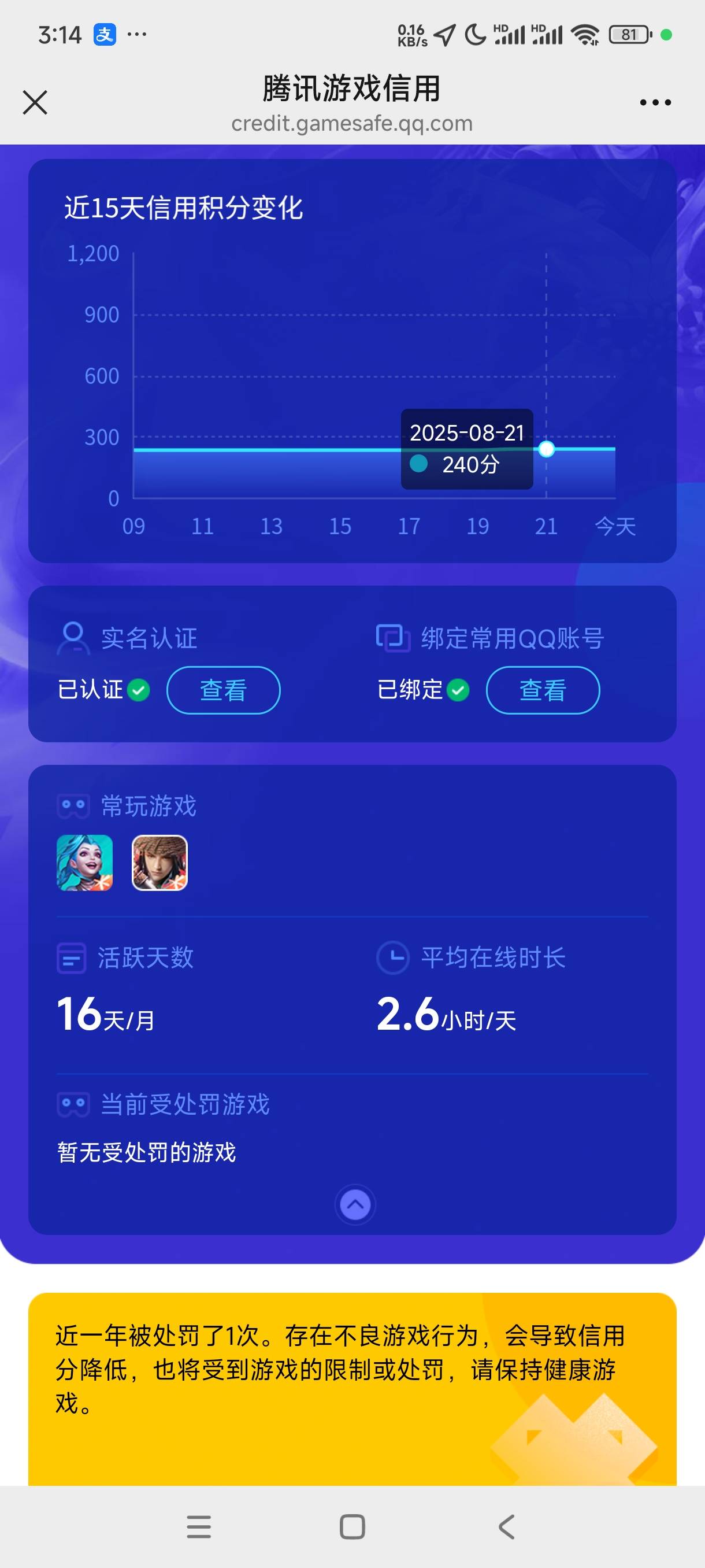 龙息cs游戏给微信干异常了，信用分涨了也不行，估计又得过1个月左右自动解除异常

58 / 作者:地瓜饼 / 