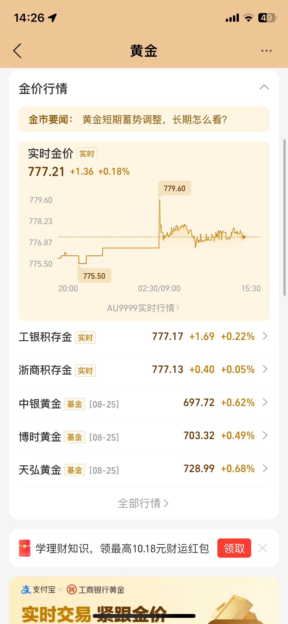 京东晒金得金bug了吧上传个今日金价截图给50现金红包 不用做任务吗？ 我还想开证券呢83 / 作者:陌上花开9698 / 