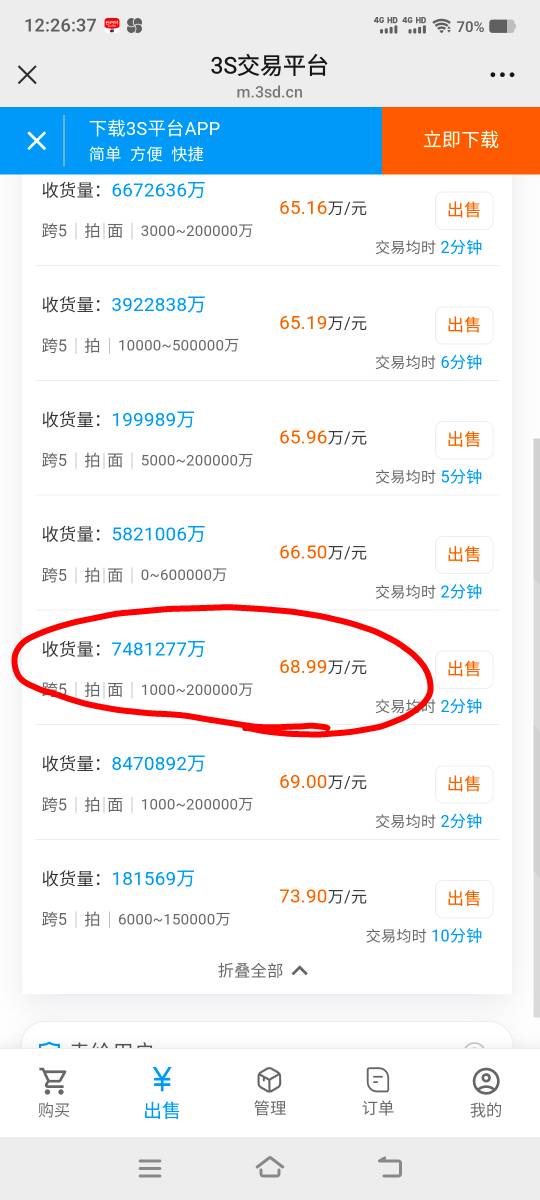没毛申请无可申请，把金币卖掉换个饭钱，71比例无奸不商，比网站都高快10个点




56 / 作者:卡农社区保安 / 